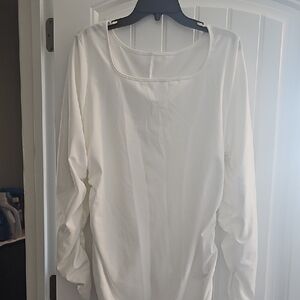 Elegant White Women's Dress